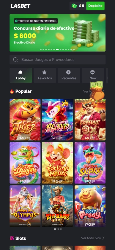 Lasbet Casino Online